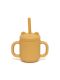 Petit Monkey 175 ml Silikon Trinklernflasche - Ochre