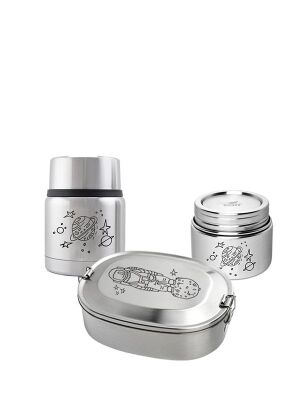 Kivanta LOVE SPACE (Astronaut) Dosen-Set inkl. Isolierdose / 3-teilig