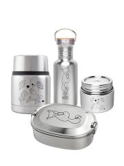 Kivanta LOVE WOOD (Fuchs) XL Dosen-Set inkl. Isolierdose / 5-teilig