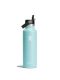 Hydro Flask 21 oz (621 ml) Standard Mouth isolierte Trinkflasche mit Flex Straw Cap - Dew