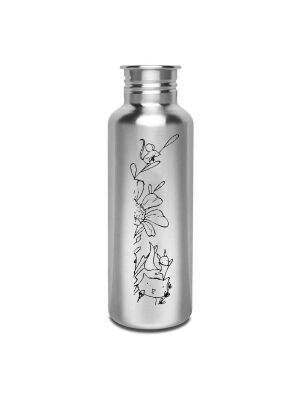 Kivanta 750 ml Edelstahl Trinkflasche (ohne Deckel) | Blumenwiese