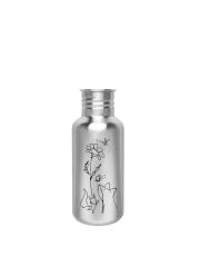 Kivanta 500 ml Edelstahl Trinkflasche (ohne Deckel) | Blumenwiese