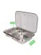 Ecococoon - Bento Lunchbox auslaufsicher aus Edelstahl mit 2 Fächern / Blueberry
