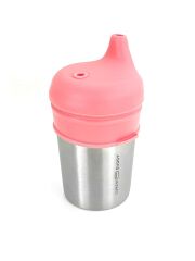 LunchBuddy Silikon Trinkaufsatz f&uuml;r Trinkbecher - rosa