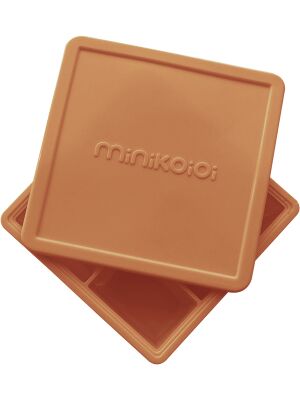 MinikOiOi "Puree Pods" Portionierform zum Einfrieren & Backen - woody brown