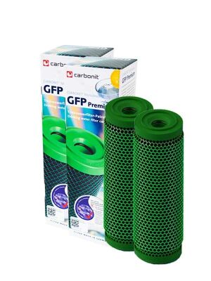 Carbonit 2er Set Aktivkohle-Filterpatrone GFP Premium D-9