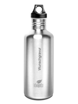 Kivanta 1200 ml Edelstahl Trinkflasche inkl. Loop Cap und...