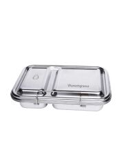 Ecococoon Bento Lunchbox auslaufsicher aus Edelstahl mit 2 F&auml;chern - inkl. Wunschgravur