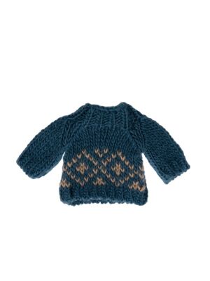 Maileg Mum & Dad Mouse - Pullover (blau)