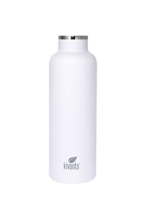 Kivanta 700 ml isolierte Edelstahlflasche Weiß - Mix & Match