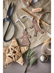 IB Laursen Lebkuchen Paar Anh&auml;nger (2 St&uuml;ck)