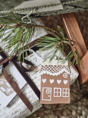 IB Laursen Lebkuchen Haus-Anhänger "Stillenat"