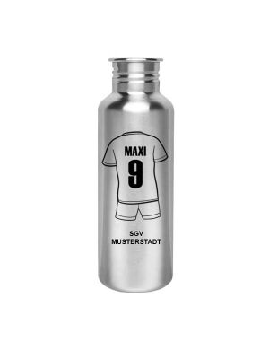 Kivanta 750 ml Edelstahl Trinkflasche Fussballtrikot inkl...