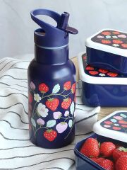 A Little Lovely Company Isolierflasche - 350 ml / Erdbeeren