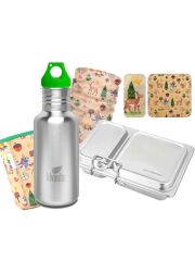 LunchBuddy Lunchbox + Flasche "Camping" / 6-teilig
