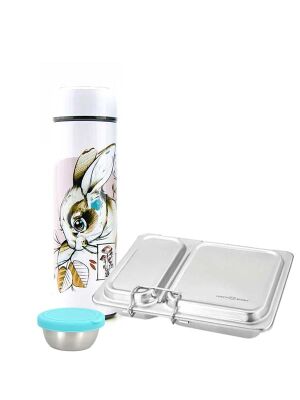 LunchBuddy Lunchbox & Flasche "Hase" /...