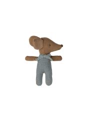 Maileg Baby Mouse - &quot;Sleepy / Wakey&quot; in Schachtel (blau)