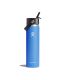 Hydro Flask 24 oz (710 ml) Wide Mouth Isolierflasche mit Flex Straw Cap - Cascade