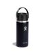 Hydro Flask 16 oz (473 ml) Coffee Wide Mouth mit Flex Sip Lid - Black