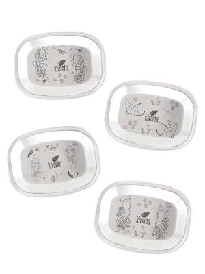 Edelstahl Deckel für Kivanta Lunchbox XL - 4er Set (1)