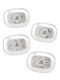 Edelstahl Deckel für Kivanta Lunchbox XL - 4er Set (2)