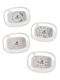 Edelstahl Deckel für Kivanta Lunchbox XL - 4er Set (4)