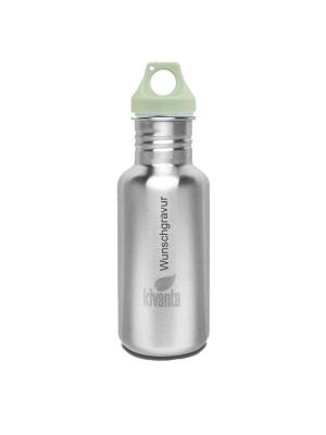Kivanta 500 ml Edelstahl Trinkflasche mit Loop-Cap und...