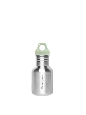 Kivanta 350 ml Trinkflasche inkl. Loop Cap und Wunschgravur / 15 Schriftarten