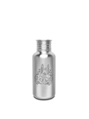 Kivanta 500 ml Edelstahl Trinkflasche (ohne Deckel) | LOVE WOOD (Hase / royal)