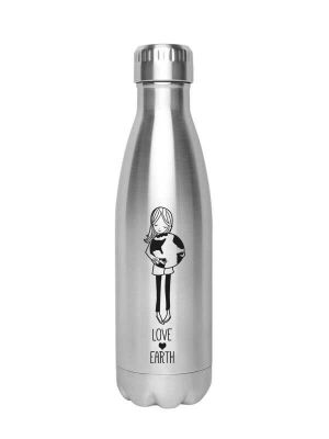 Kivanta 500 ml isolierte Edelstahlflasche / LOVE EARTH