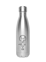 Kivanta 500 ml solierte Edelstahlflasche - LOVE ROAR / Triceratops