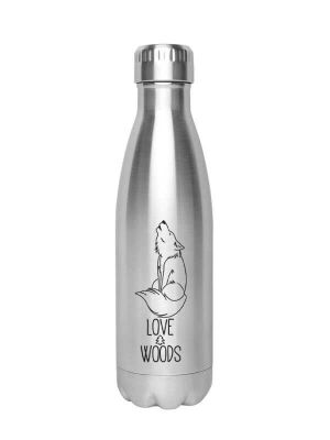 Kivanta 500 ml solierte Edelstahlflasche / Wolf