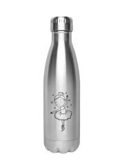 Kivanta 500 ml isolierte Edelstahlflasche | Ballett (kleine Ballerina)