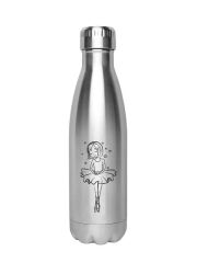 Kivanta 500 ml solierte Edelstahlflasche | Ballett (große Ballerina)