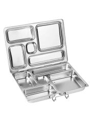 LunchBuddy Lunchbox "5 Stars" mit 5 F&auml;chern inkl. H&uuml;lle "Planeten"