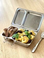 LunchBuddy Lunchbox Duo mit zwei F&auml;chern mit Gratiszugabe