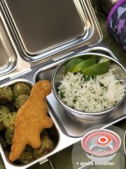 LunchBuddy Lunchbox Duo mit zwei F&auml;chern mit Gratiszugabe