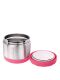 LunchBuddy Edelstahl Isolierbehälter 400 ml - Fuchsia - mit Wunschgravur