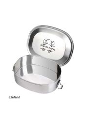 Kivanta Brotdose XL aus Edelstahl | Tiere + extra neutraler Deckel (13 Variationen)