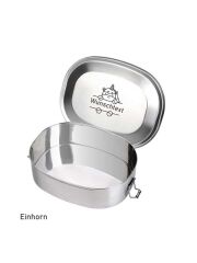 Kivanta Brotdose XL aus Edelstahl | Tiere + extra neutraler Deckel (13 Variationen)
