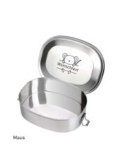 Kivanta Brotdose XL aus Edelstahl | Tiere + extra neutraler Deckel (13 Variationen)
