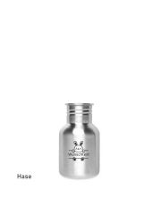 Kivanta 350 ml Edelstahl Trinkflasche (ohne Decke) | Tiere inkl. Personalisierung (13 Variationen)