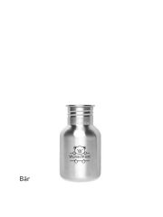 Kivanta 350 ml Edelstahl Trinkflasche (ohne Decke) | Tiere inkl. Personalisierung (13 Variationen)