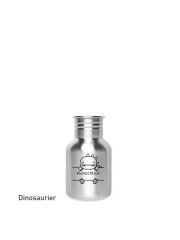 Kivanta 350 ml Edelstahl Trinkflasche (ohne Deckel) | Tiere inkl. Personalisierung (13 Variationen)