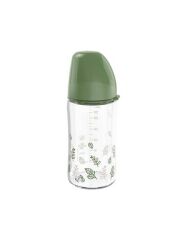 Nip - Weithalsflasche aus Glas "Cherry Green" - 240 ml