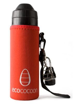 Ecococoon Schutzhülle 600 ml "Red" mit Tragegriff