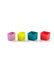 PlanetBox Pods 4er-Set – Silikonförmchen für Rover & Explorer | Blossom