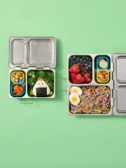 PlanetBox Brotdosen Eins&auml;tze f&uuml;r Launch und Shuttle (2 Stk.) - Forest