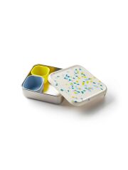 PlanetBox Brotdose Trailblazer Sandwich Box - White Sand Terrazzo