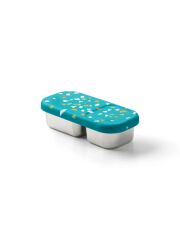 PlanetBox Edelstahl-Snackdose Day Tripper | Lagoon Terrazzo
